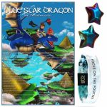 Blue Star Dragon poster crystal wristband bundle