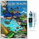 Blue Star Dragon poster wristband bundle