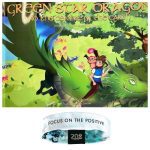 Green Star Dragon book wristband bundle