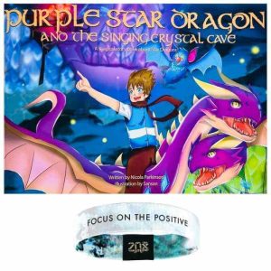 Purple Star Dragon book audio wristband