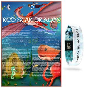 Red Star Dragon Poster & Wristband