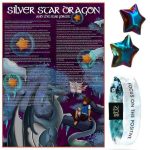 Silver Star Dragon Poster, Audio, Crystals & Wristband